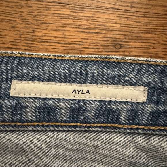 Citizens Of Humanity Ayla 100% Cotton High Waist Cuffed Sz 25 EUC - Picture 6 of 9